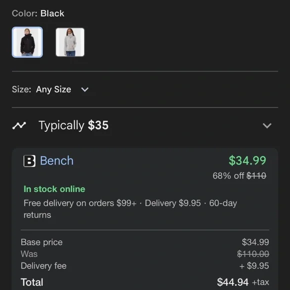 Bench fleecy sweater - Picture 6 of 6